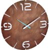 TFA 60.3536.08 WALL CLOCK CONTOUR RUST / WHITE