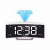 BLAUPUNKT CRP7WH CLOCK RADIO WITH USB CHARGING AND TIME PROJECTION