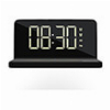 MEBUS 25622 DIGITAL ALARM CLOCK WITH WIRELESS CHARGER