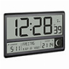 TFA 60.4524.01 BLACK DIGITAL XL WALL CLOCK