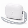 SPIGEN CASE SILICONE FIT WHITE + STRAP GRAY FOR AIRPODS PRO (2ND GEN)