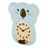 HAMA 186398 KOALA CHILDREN'S WALL CLOCK, QUIET, WOOD