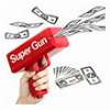 SUPER MONEY GUN ΕΚΤΟΞΕΥΤΗΣ ΧΡΗΜΑΤΩΝ BLACK