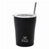 ESTIA 01-12083 COFFEE MUG SAVE THE AEGEAN 350ML ΠΟΤΗΡΙ ΘΕΡΜΟΣ ΜΕ ΚΑΛΑΜΑΚΙ MIDNIGHT BLACK