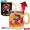 ABYSSE ONE PIECE - LUFFY &AMP SABO HEAT CHANGE MUG (460ML)