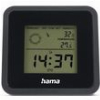 HAMA 185890 BORNEO THERMOMETER AND HYGROMETER, DIGITAL, FOR INDOORS, BLACK