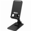 UNIVERSAL DESKTOP FOLDABLE HOLDER FONENG CP125 METAL 360° FOR TABLETS & SMARTPHONES BLACK