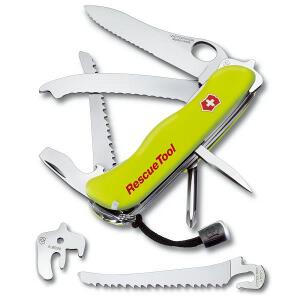ΣΟΥΓΙΑΣ VICTORINOX RESCUETOOL ONE HAND OPENING YELLOW LUMINESCENT LOCK BLADE 111MM 0.8623.MWN