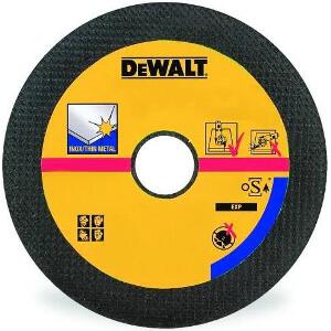 ΔΙΣΚΟΙ ΚΟΠΗΣ ΣΙΔΗΡΟΥ & ΙΝΟΧ DEWALT 125Χ1Χ22.2ΜΜ DΤ3445