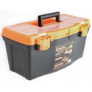 ΕΡΓΑΛΕΙΟΘΗΚΗ ΠΛΑΣΤΙΚΗ TACTIX 16'' 40Χ21Χ19 ΜΕ ΡΑΦΙ+ΔΙΑΦΑΝΟ ΚΑΠΑΚΙ+ΘΗΚΕΣ