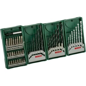 ΣΕΤ 4 ΚΑΣΕΤΙΝΩΝ BOSCH 21 ΤΡΥΠΑΝΙΑ + 24 ΜΥΤΕΣ ΜΕ ΑΝΤΑΠΤΟΡΑ 2607017071