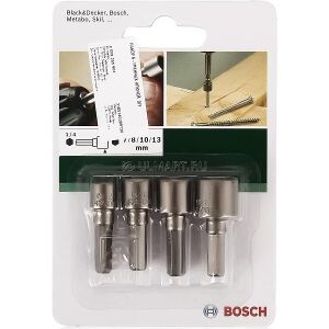 ΣΕΤ 4 ΤΕΜ BOSCH ΚΑΡΥΔΑΚΙΑ 1/4'' 36MM 7-8-10-13 2609255904