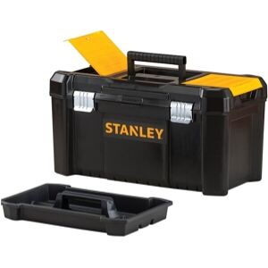 EΡΓΑΛΕΙΟΘΗΚΗ STANLEY ESSENTIAL ΜΕ ΜΕΤΑΛΛΙΚΟΥΣ ΜΕΝΤΕΣΕΔΕΣ + 2 ΤΑΜΠΑΚΙΕΡΕΣ + ΔΙΣΚΟ 19''  STST1-75521