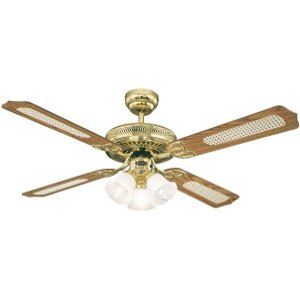 ΑΝΕΜΙΣΤΗΡΑΣ ΟΡΟΦΗΣ WESTINGHOUSE MONARCH TRIO POLISHED BRASS 52
