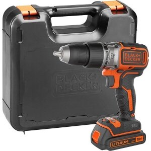 ΔΡΑΠΑΝΟΚΑΤΣΑΒΙΔΟ ΚΡΟΥΣΤΙΚΟ ΜΠΑΤΑΡΙΑΣ BLACK & DECKER 13MM 2 ΤΑΧ 18V LI-ION 1.5ΑΗ BRUSHLESS BL188K