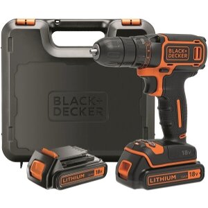 ΔΡΑΠΑΝΟΚΑΤΣΑΒΙΔΟ ΜΠΑΤΑΡΙΑΣ BLACK & DECKER 18V LI-ION 2X1.5AH ΒΑΛΙΤΣΑΚΙ BDCDC18KB