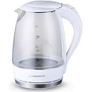 ΒΡΑΣΤΗΡΑΣ 1,7LT 2200 W ESPERANZA SALTO ANGEL WHITE WITH LED LIGHT EKK011T EKK011W