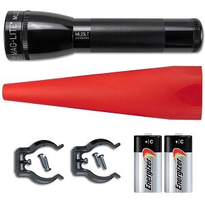 ΦΑΚΟΣ ML25LT-J201G MAGLITE ML25LT LED ΜΑΎΡΟΣ & KIT ΑΣΦΑΛΕΊΑΣ ΚΌΚΚΙΝΟ