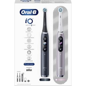 ΗΛΕΚΤΡΙΚΗ ΟΔΟΝΤΟΒΟΥΡΤΣΑ ORAL-B IO9 DUO BLACK ONYX & ROSE QUARTZ 81770087