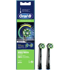 ORAL-B CROSS ACTION BLACK ΑΝΤΑΛΛΑΚΤΙΚΑ ΒΟΥΡΤΣΑΚΙΑ 2ΤΜΧ 80348198