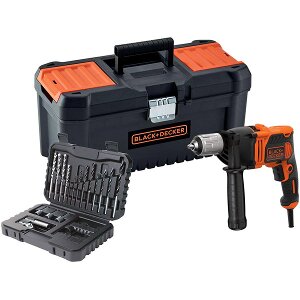 ΔΡΑΠΑΝΟ ΗΛΕΚΤΡΙΚΟ BLACK & DECKER ΚΡΟΥΣΤΙΚΟ 850WATT + ΕΡΓΑΛΕΙΟΘΗΚΗ 16'' + ΚΑΣΕΤΙΝΑ ΑΞΕΣΟΥΑΡ