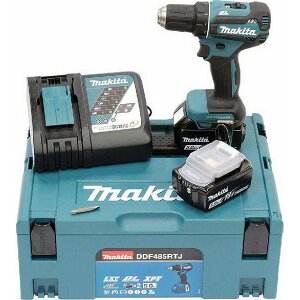 ΔΡΑΠΑΝΟΚΑΤΣΑΒΙΔΟ ΜΠΑΤΑΡΙΑΣ MAKITA 18V BRUSHLESS 2Χ 5AH LI-ION ΒΑΛΙΤΣΑΚΙ DDF485RTJ