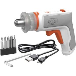 ΚΑΤΣΑΒΙΔΙ ΜΠΑΤΑΡΙΑΣ BLACK & DECKER HEX DRIVER 3.6V 1.5AH LI-ION + 5 ΜΥΤΕΣ + ALLEN BCRTA01