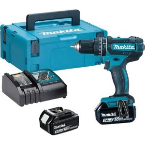 ΚΡΟΥΣΤΙΚΟ ΔΡΑΠΑΝΟΚΑΤΣΑΒΙΔΟ ΜΠΑΤΑΡΙΑΣ MAKITA 18V 2Χ 5AH MAKPAC DHP482RTJ