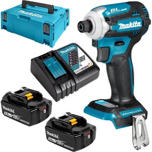ΜΠΟΥΛΟΝΟΚΛΕΙΔΟ ΜΠΑΤΑΡΙΑΣ MAKITA 18V 2Χ 5AH LI-ION MAKPAC DTW701RTJ