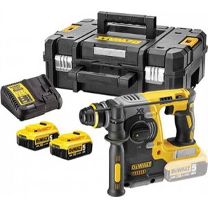 ΠΙΣΤΟΛΕΤΟ ΜΠΑΤΑΡΙΑΣ DEWALT 18V 2X 5AH LI-ION SDS PLUS 2.1J 26MM DCH273P2T