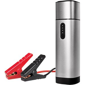 LOGILINK PA0266 CAR JUMP-STARTER POWERBANK 10.000 MAH, 2X USB-A WITH FLASHLIGHT METAL GREY