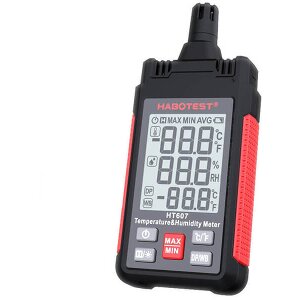 ΨΗΦΙΑΚΟΣ ΜΕΤΡΗΤΗΣ ΠΕΡΙΒΑΛΛΟΝΤΟΣ HABOTEST TEMPERATURE & HUMIDITY DIGITAL METER HT607