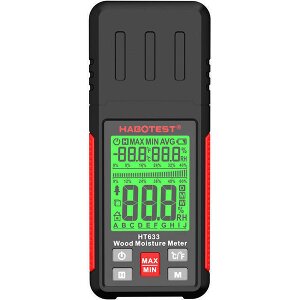 ΨΗΦΙΑΚΟΣ ΜΕΤΡΗΤΗΣ ΥΓΡΑΣΙΑΣ ΞΥΛΩΝ HABOTEST DIGITAL WOOD MOISTURE METER HT633