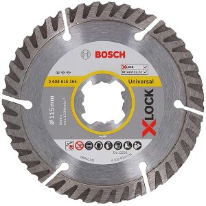 ΔΙΑΜΑΝΤΟΔΙΣΚΟΙ ΚΟΠΗΣ BOSCH X-LOCK STANDARD UNIVERSAL 115X22.2X2X10 MM 2608615165