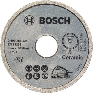 ΔΙΑΜΑΝΤΟΔΙΣΚΟΣ BOSCH STANDARD CERAMIC Φ65 MM ΟΠΗ 15ΜΜ 2609256425