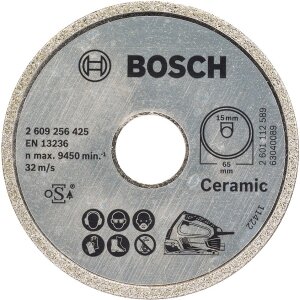 ΔΙΑΜΑΝΤΟΔΙΣΚΟΣ BOSCH STANDARD CERAMIC Φ65 MM ΟΠΗ 15ΜΜ 2609256425