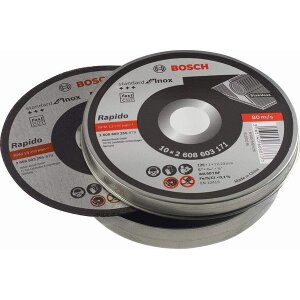 ΔΙΣΚΟΙ ΚΟΠΗΣ 10 ΤΕΜ BOSCH INOX 125MM 1MM 2608603255