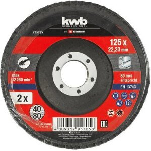 ΔΙΣΚΟΙ ΛΕΙΑΝΣΗΣ 2 ΤΕΜ KWB 125MM 22.3MM 795705