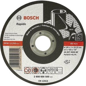 ΔΙΣΚΟΣ ΚΟΠΗΣ BOSCH EXPERT INOX 125MM 1MM 2608600549