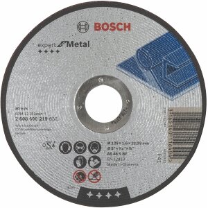 ΔΙΣΚΟΣ ΚΟΠΗΣ BOSCH EXPERT METAL 125MM 1.6MM 2608600219