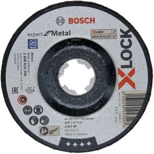 ΔΙΣΚΟΣ ΛΕΙΑΝΣΗΣ BOSCH X-LOCK EXPERT FOR METAL 125MM X6 2608619259