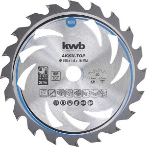 ΠΡΙΟΝOΔΙΣΚΟΣ KWB HM TCT Φ150 MM 16 MM 20 ΔΟΝΤΙΩΝ 583359