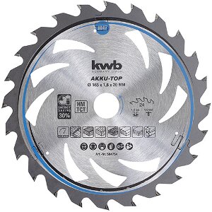 ΠΡΙΟΝOΔΙΣΚΟΣ KWB HM TCT Φ165 MM 20 MM 24 ΔΟΝΤΙΩΝ 584759