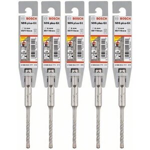 ΣΕΤ 5 ΤΕΜ ΤΕΤΡΑΚΟΠΩΝ ΤΡΥΠΑΝΙΩΝ SDS PLUS 5X BOSCH 5X110 2608833771