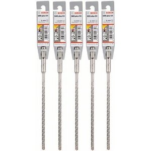 ΣΕΤ 5 ΤΕΜ ΤΕΤΡΑΚΟΠΩΝ ΤΡΥΠΑΝΙΩΝ SDS PLUS 5X BOSCH 6X210 2608833779