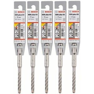 ΣΕΤ 5 ΤΕΜ ΤΕΤΡΑΚΟΠΩΝ ΤΡΥΠΑΝΙΩΝ SDS PLUS 5X BOSCH 7X110 2608833785