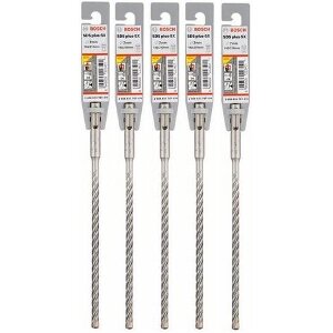 ΣΕΤ 5 ΤΕΜ ΤΕΤΡΑΚΟΠΩΝ ΤΡΥΠΑΝΙΩΝ SDS PLUS 5X BOSCH 7X210 2608833787