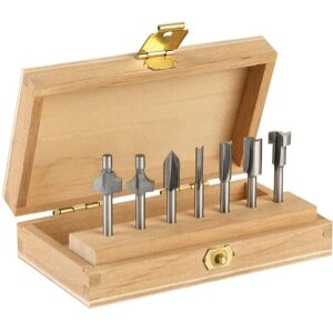 ΣΕΤ 7 ΤΕΜ ΡΟΥΤΕΡ DREMEL ΣΕ ΞΥΛΙΝΗ ΚΑΣΕΤΙΝΑ 26150660JA
