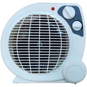 ΑΕΡΟΘΕΡΜΟ ΔΩΜΑΤΙΟΥ 1000W/2000W ΛΕΥΚΟ EUROLAMP 147-29125