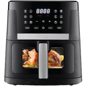 ΦΡΙΤΕΖΑ ΑΕΡΟΣ 7.5LT PRIMO PRAF-40423 XL ΜΑΥΡΗ/ΙΝΟΧ